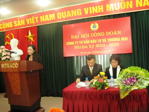 Đại hội Công đoàn Công ty Tư vấn Đầu tư và Thương mại nhiệm kỳ 2013-2015